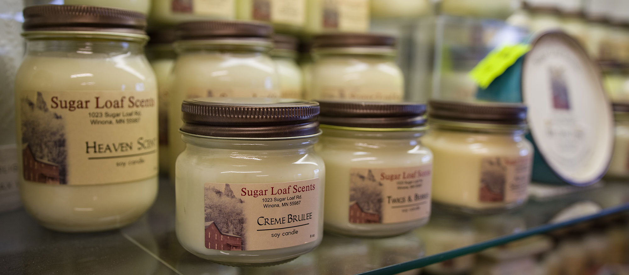 Sugar Loaf Scented Candles - Treasures Under Sugar Loaf - Antiques, Collectible, Crafts - Winona, MN