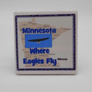 ceramic-where-eagles-fly-magnet-dj-treasures-under-sugar-loaf-winona-minnesota-antiques-collectibles-crafts