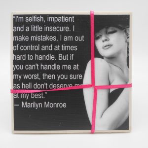 coaster-marilyn-monroe-quote-cms-treasures-under-sugar-loaf-winona-minnesota-antiques-collectibles-crafts