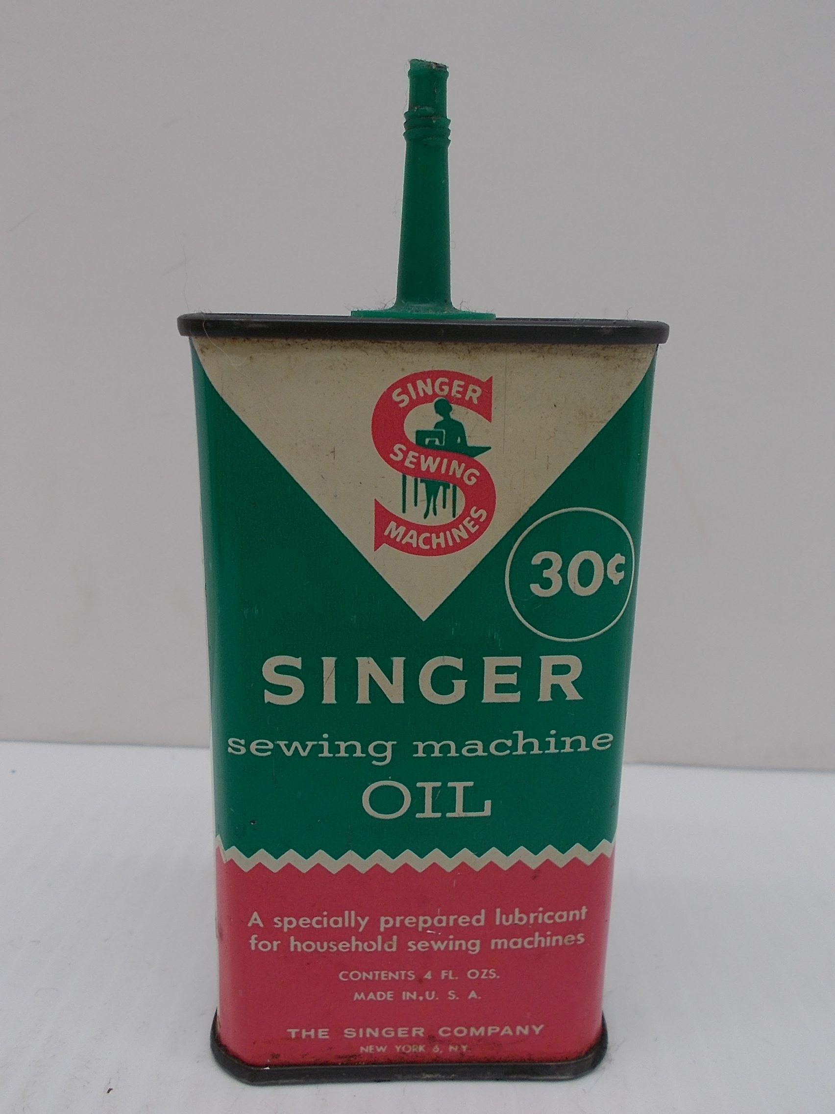 Singer Sewing Machine Oil Tin – Treasures Under Sugar Loaf – Antiques,  Collectibles, Home Decor and More